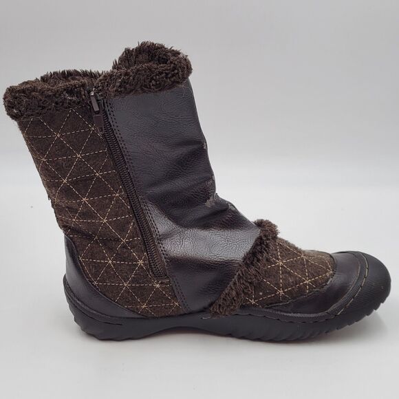 JBU by Jambu Iceburg Ankle Side-Zip Winter Boots Dark Brown Women's Size 6.5 M - Picture 7 of 10